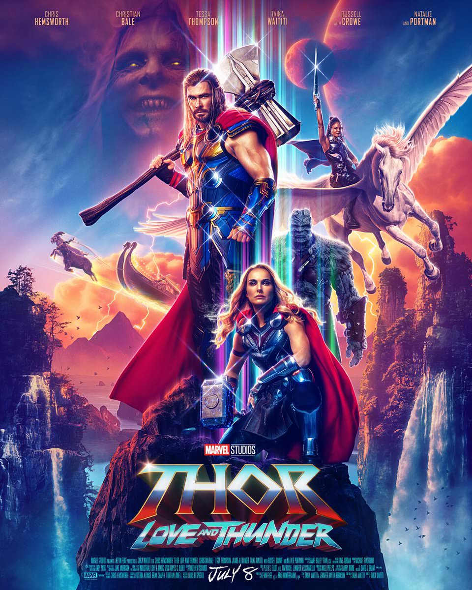 پوستر رسمی فیلم Thor: Love and Thunder