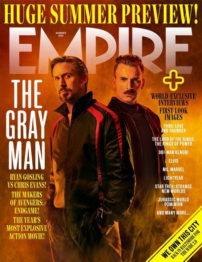 کاور شماره جدید مجله امپایر با طرح فیلم The Gray Man