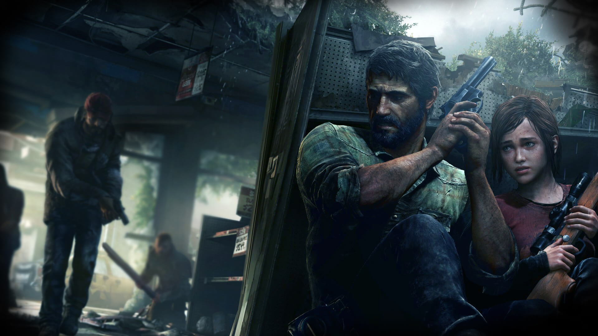 شخصیت های الی و جوئل در بازی The Last of Us