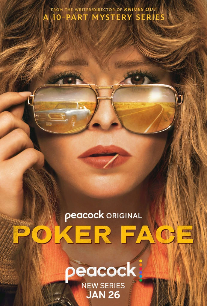 پوستر سریال Poker Face با نقش‌آفرینی ناتاشا لیون
