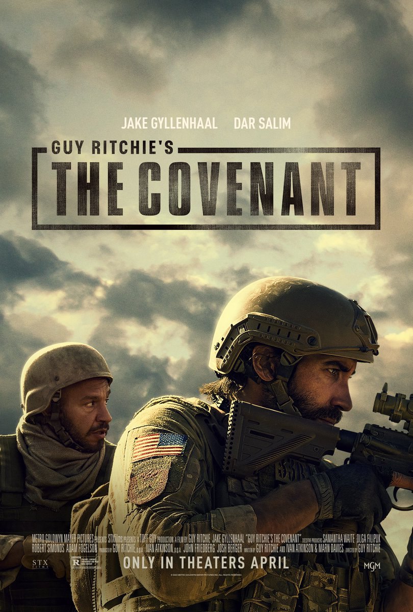 اولین پوستر فیلم The Covenant گای ریچی و جیک جیلنهال
