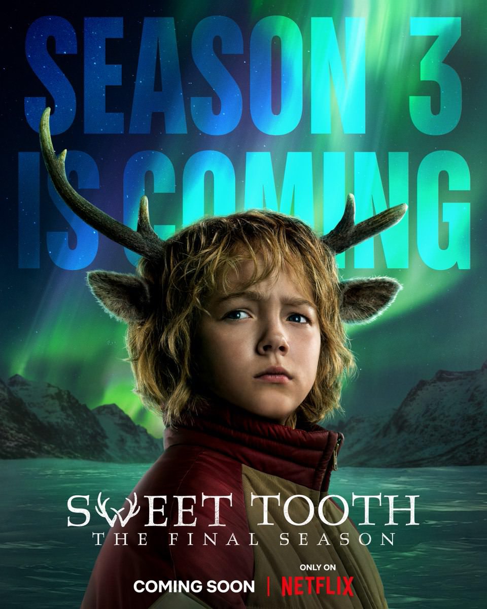 پوستر تایید ساخت فصل سوم و پایانی سریال Sweet Tooth